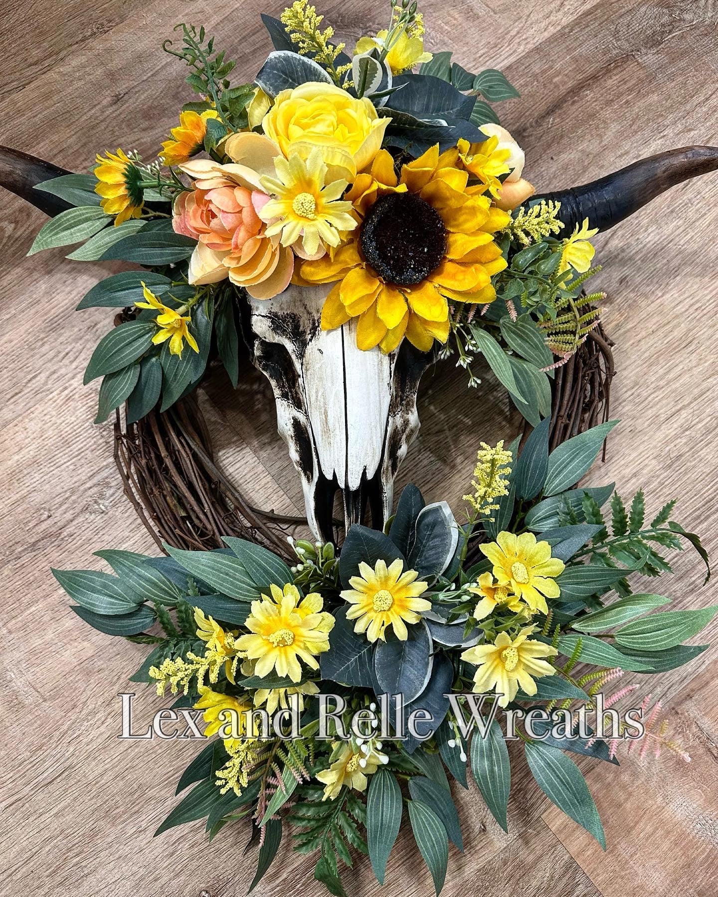 Sunflower Wreath, Spring Wreath, Everyday Wreath, Welcome Wreath