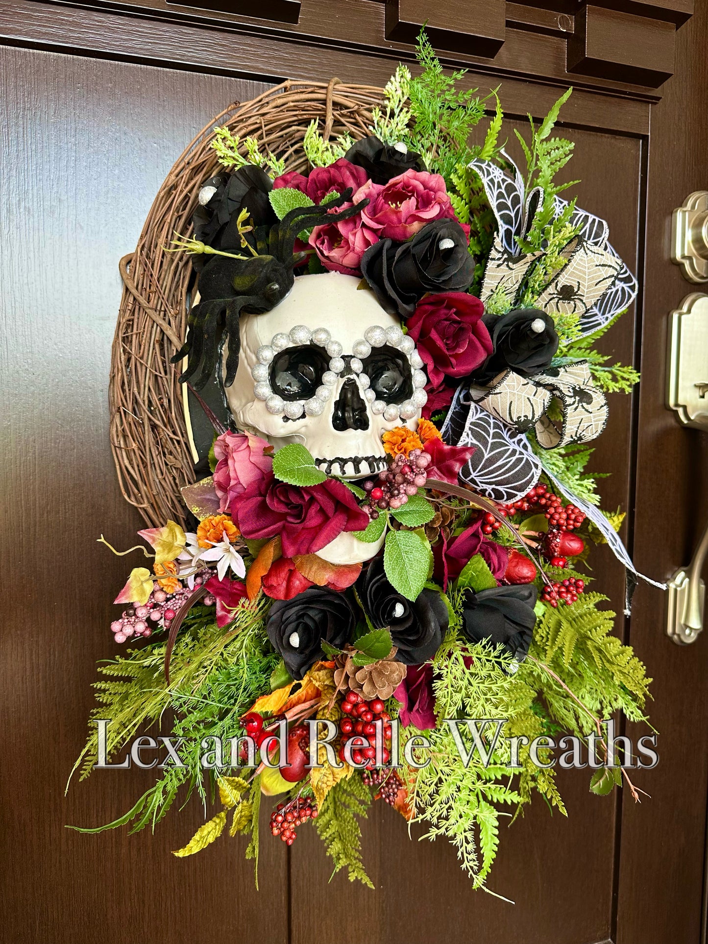 Day of the Dead hotsell Floral Wreath